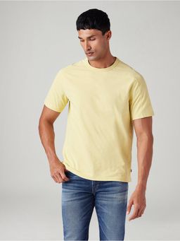 Levi's - Mens Solid Regular Fit T-Shirt - Yellow