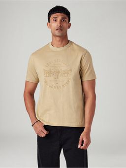 Levi's - Mens Knitted Regular Fit T-Shirt - Beige