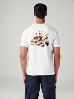 Levi's - Mens Graphic Print Regular Fit T-Shirt - White
