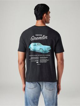 Levi's - Mens Graphic Print Regular Fit T-Shirt - Black