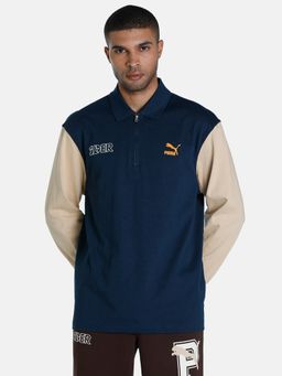 Puma - X1der Relaxed Ls Mens Blue T-shirt