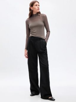 GAP - Women's Brown Solid Top