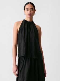 GAP - Women's Black Solid Top