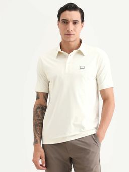 Rare Rabbit - Men's Primary Off White Polo T-Shirt