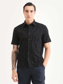Rare Rabbit - Men's Filsa Black Shirt