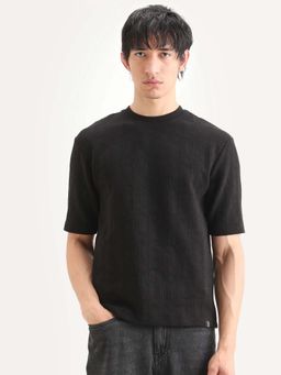 Rare Rabbit - Men's Jas-1 Primary Black T-Shirt