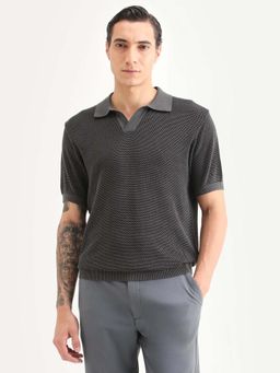 Rare Rabbit - Men's Jordan Black Polo T-Shirt