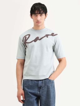 Rare Rabbit - Men's Dusky Blue T-Shirt