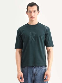 Rare Rabbit - Men's Rapot Dusky Green T-Shirt