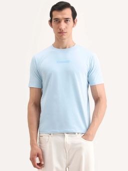 Rare Rabbit - Men's Spur Light Blue T-Shirt