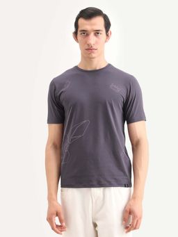 Rare Rabbit - Men's Vin Dusky Purple T-Shirt