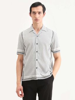 Rare Rabbit - Men's Woqs White Shirt