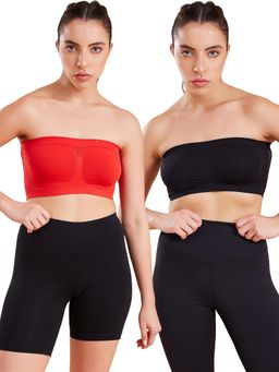 G Heist - Multi-Color Lightly Padded Strapless Bras for Women (Pack of 2)