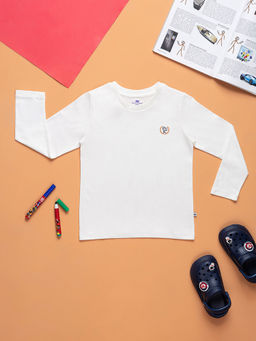 Purple United Kids - Boys White T-Shirt