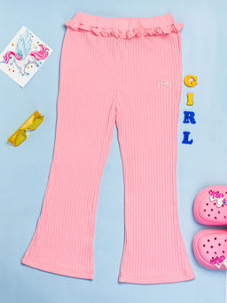 Purple United Kids - Girls Light Pink Trousers