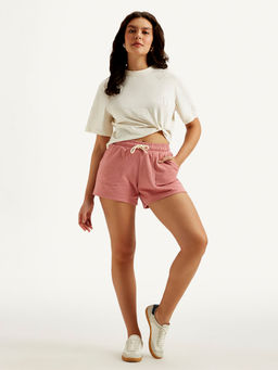 Levi's - Pink Solid Regular Fit Shorts