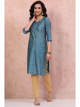 Rangriti - Turquoise Printed Kurta