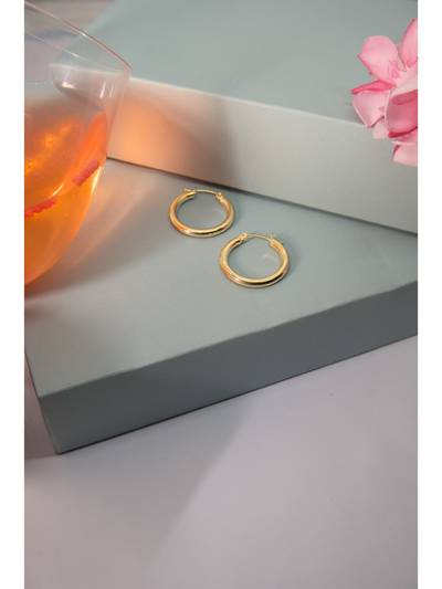 Anti-Tarnish Gold Plated Hoop Earrings
