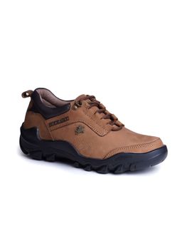 BUCKAROO - Men Brown Genuine Leather Sneakers CALMO