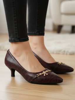 Iconics - Women Maroon Pump Heels
