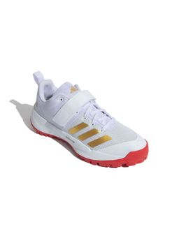 adidas - Men White SCORERUN 2.0 Cricket Shoes