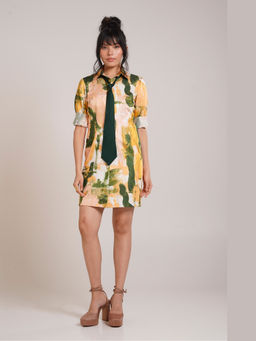 Advait - Ceri Multi Colored Mini Blazer Dress