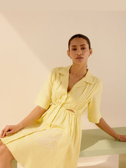 TRISARA - Petal Dance A Line Knee Length Dress