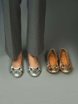 Heel Your Sole - Floof Silver Ballerina