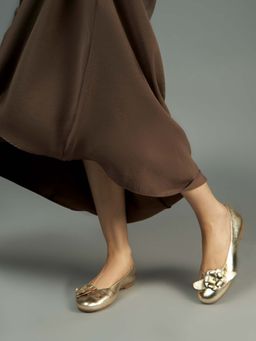Heel Your Sole - Lily Gold Ballerina
