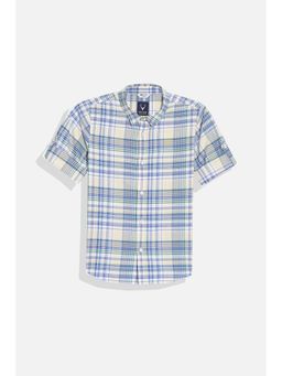 Allen Solly - Boys Multi-Color Slim Fit Check Casual Shirt