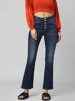 ONLY - Women Solid Navy Blue Jeans