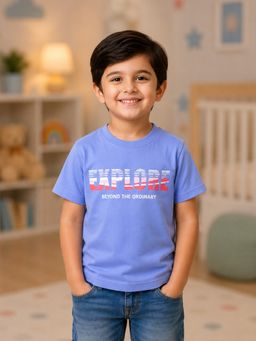 Kidbea - Premium Explore Bamboo Graphic T-Shirt For Kids