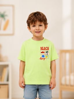 Kidbea - Premium Beach Bamboo Graphic T-Shirt For Kids