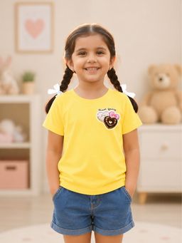Kidbea - Premium Donut Bamboo Graphic T-Shirt For Girls