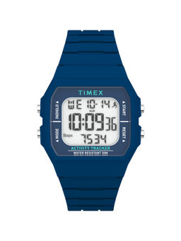 Timex - Unisex Sport 40 mm White Dial Digital Watch (TW5M55700) (M)