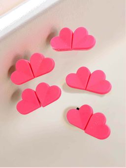Hair Drama Co. - Women Pink Hair Clip (Pack of 5)