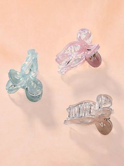 Hair Drama Co. - Women Multi-Color Claw Clip (Set of 3)