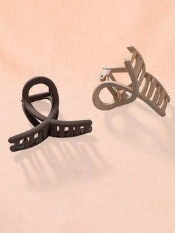 Hair Drama Co. - Women Multi-Color Claw Clip (Pack of 2)