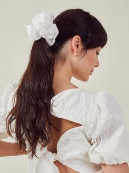 Accessorize London - Women White Scrunchies
