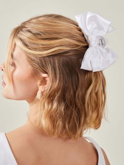Accessorize London - Women White Claw Clip