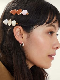 Accessorize London - Women Multi-Color Hair Clip (Pack of 2)