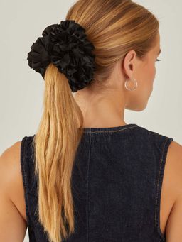 Accessorize London - Women Black Scrunchies