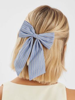 Accessorize London - Women Blue Bow Hair Clip