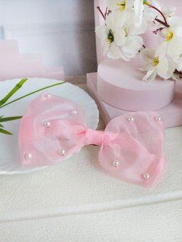Soho Boho Studio - Ella Pink Hair Bow Clip