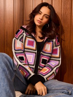 The Souled Store - Originals: Prismatic Women Multi-Color Sweater