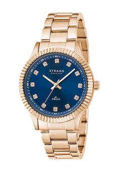 Strand by Obaku - Lexington Mini Lapis Blue Dial Quartz Watch For Women (S726LXVLSV)