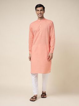 Fabindia - Coral Solid Kurta
