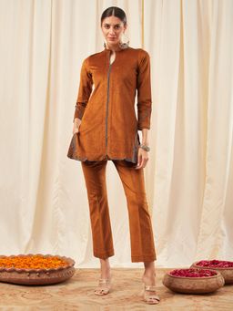 STADO - Mustard Embroidered Co-Ord (Set of 2)