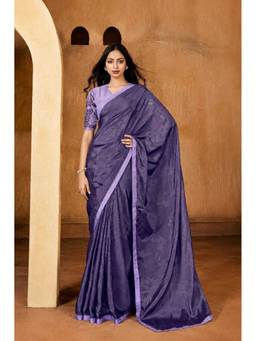 Sedora Couture - Sanvi-3 Lavender Textured Saree