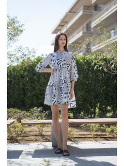 SAY - White Printed Dress